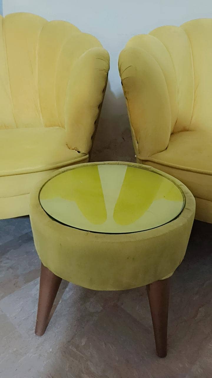2 sofas with table 1