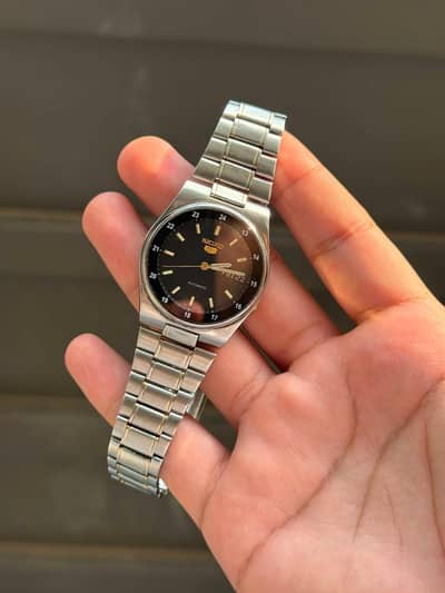 Original Vintage Seiko 5 Railway Dial 7S26 Automatic -Japan