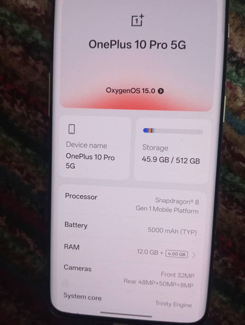 One Plus 10 Pro 1
