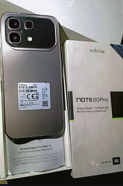 Infnix Note 60 pro unused