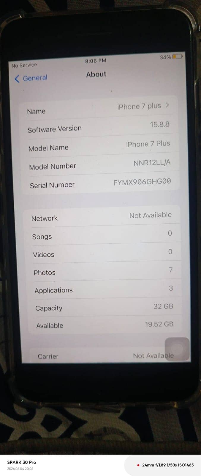 Apple iPhone 7 Plus 8