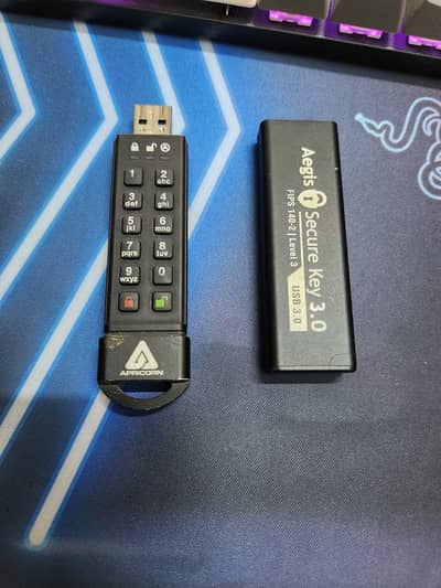 Aegis Secure Key Level 3 Validated 256-bit Encrypted 120GB USB
