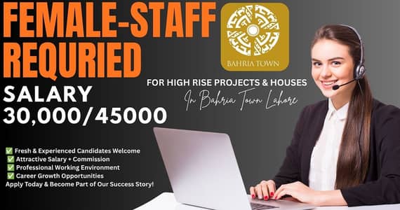 Female Staff Required For high Rise Project For Leads And Call