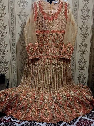 Luxury Girls embroidered Maxi dress — Like New | Wedding Wear