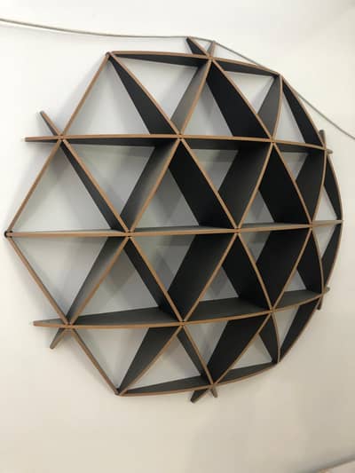 Modern Geometric Geometric Spherical Wall Shelves / Decor Shelves