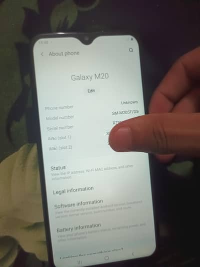 Samsung Mobile M20