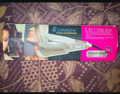 Shinon SH-8089 2-in-1 hair iron