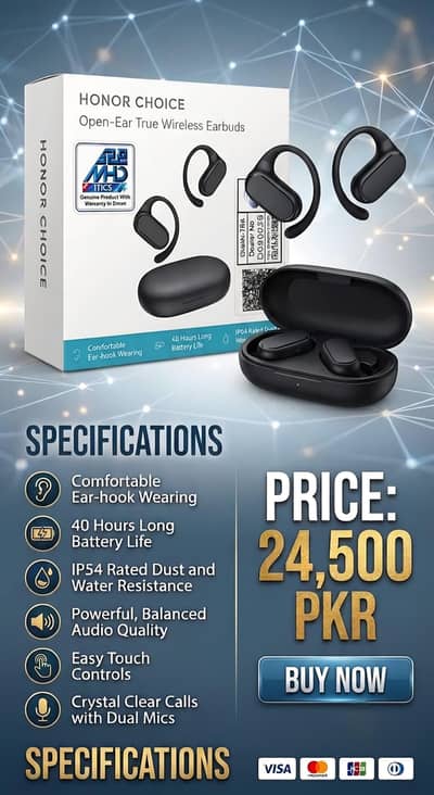 HONOR CHOICE Open-Ear True Wireless Earbuds