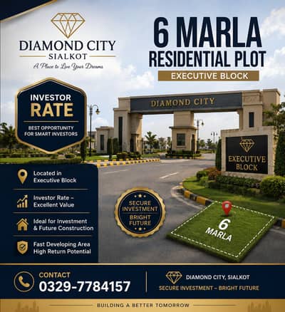6 Marla Residential Plot for Sale Executive Block