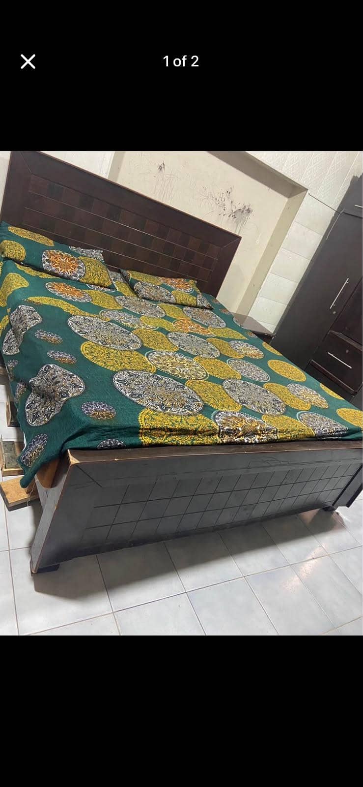 Bed with side table s 0