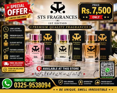 Premium Unisex Perfume – Gul & Heer& Rawaj Fragrances Available