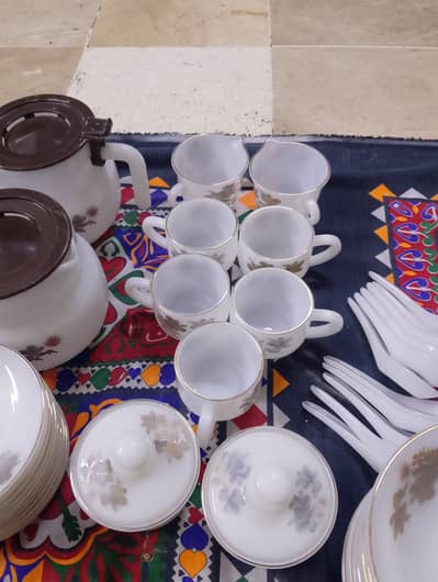 USA Home Ceramic Set Dinner Set - 77 Pieces