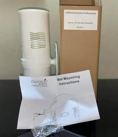 Dual Fan air diffuser/ dispenser machine with 2 free California scents