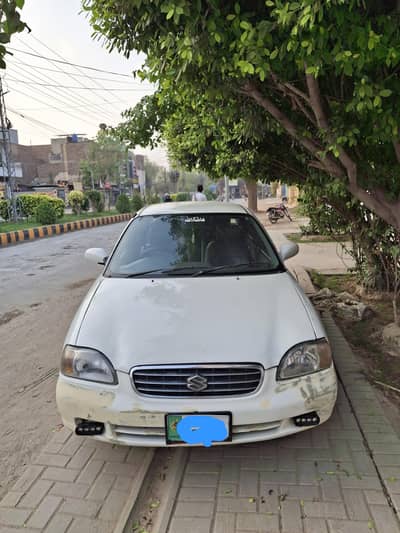 Suzuki Baleno car white color