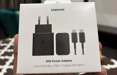 Box packed Original samsung 45w charger from samsung store