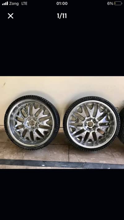 22inch 245/30zR22  92wxl velocity rims