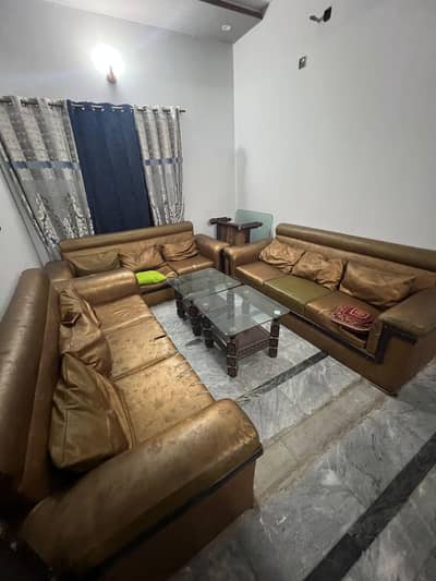 solid wood 9 seater sofa