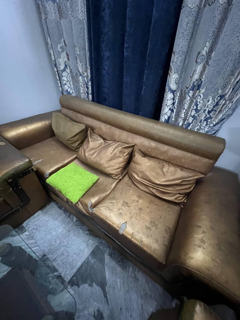 solid wood 9 seater sofa 1