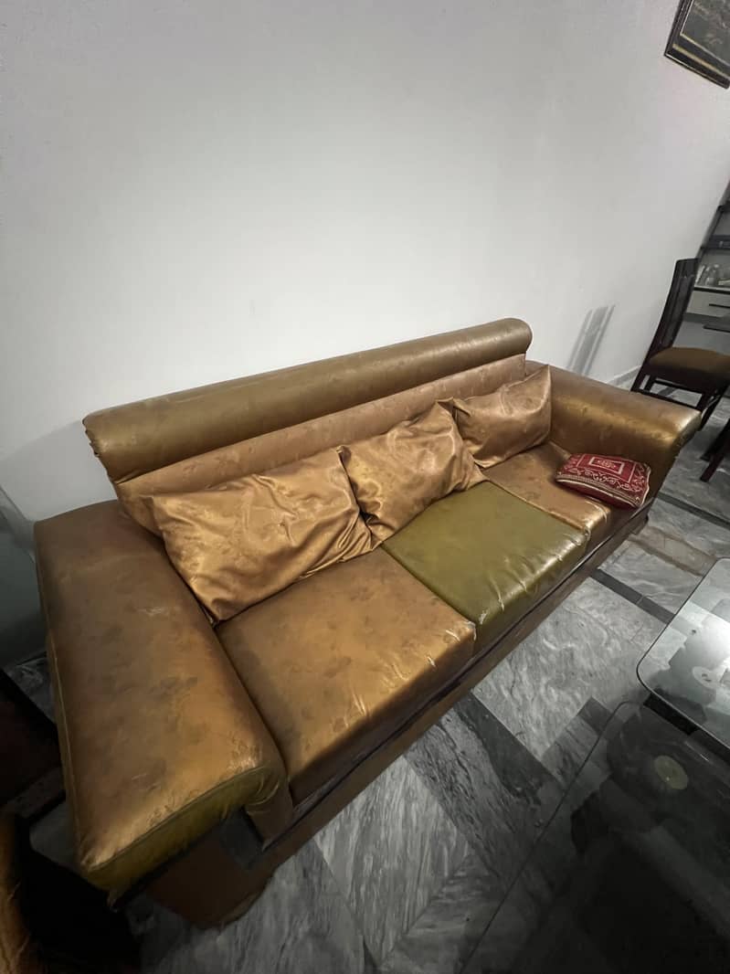 solid wood 9 seater sofa 2