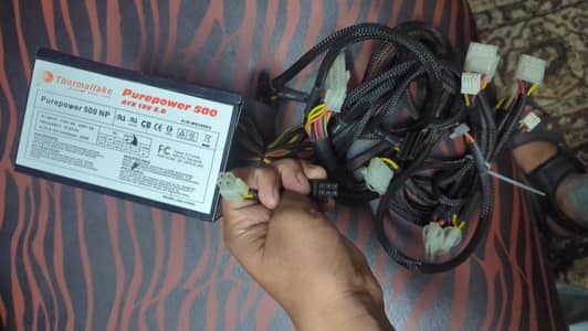 DDR3 8GB Ram&  500watt Supply & RGB Casing