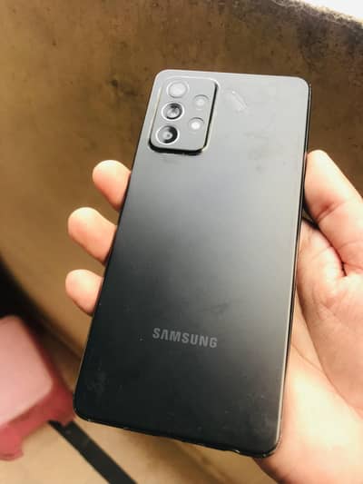 Samsung a52s mobile with complete box phone