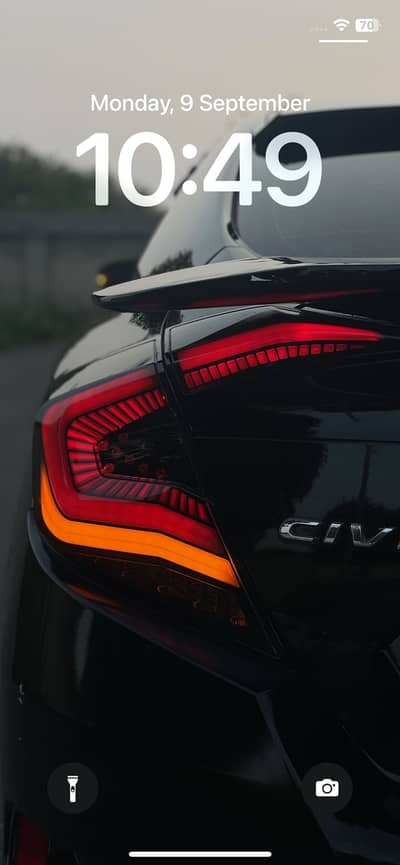 Honda civic back smoke lawa light for sale