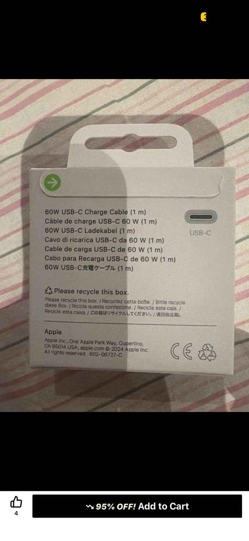 New iphone c type cable 0