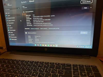 HP core i5 6th generation condition 10by10