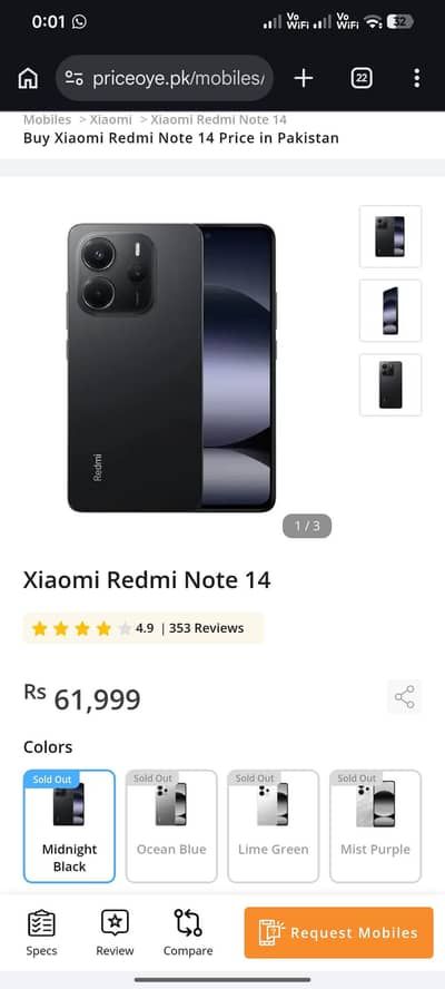 Xiaomi Redmi Note 14