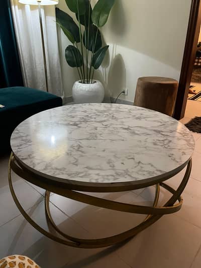 pvc top centre table