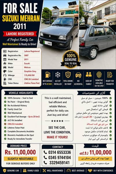 Suzuki Mehran 2011