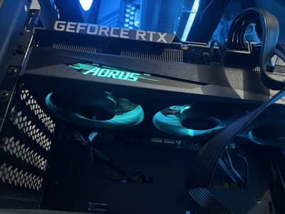 Rtx 3060ti Aorus Master RGB fan