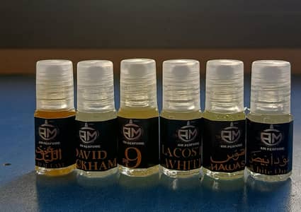 1 Piece of 3ml attar Rs:250 Pack of 6 different attar Rs:1200