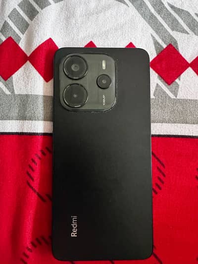 Redmi note 14 black color 8+4gb ram 256storage