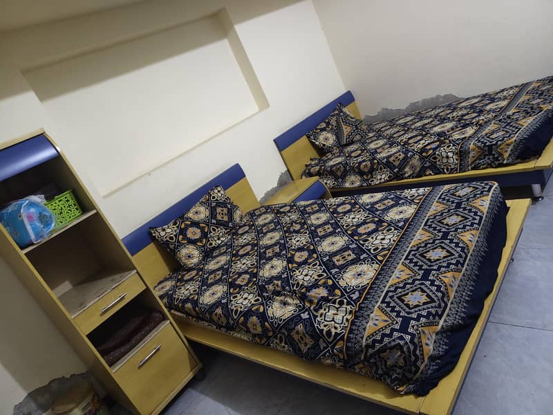Beds and study table 0