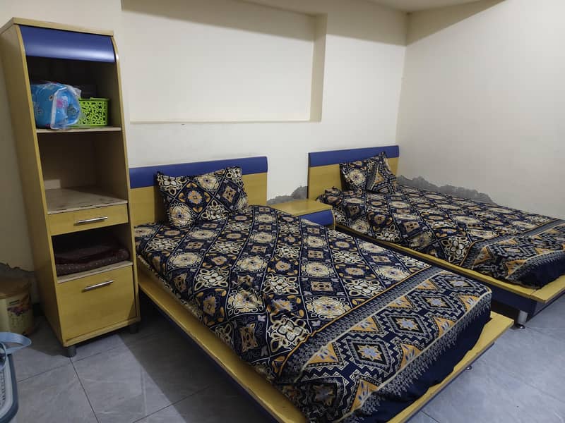 Beds and study table 1