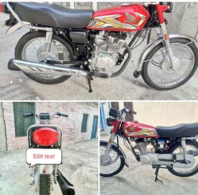 Forsale Honda 125 model 2024/25 condition 10/10