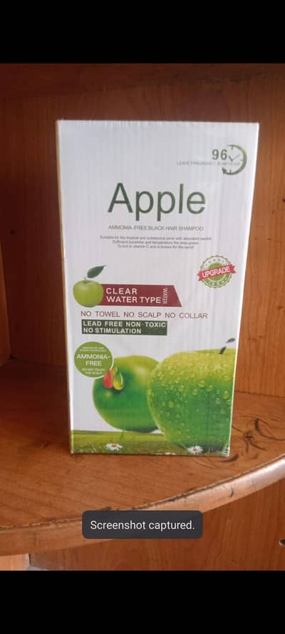 Apple Ammonia-Free Black Hair Shampoo