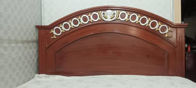 wooden double bed in excellent condition