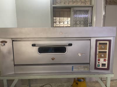 Deck oven with stand