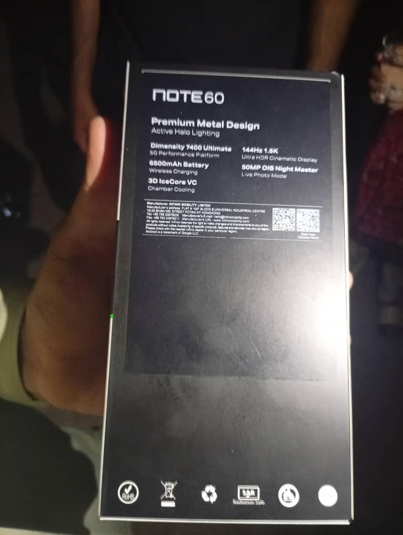 Infinix note 60 1