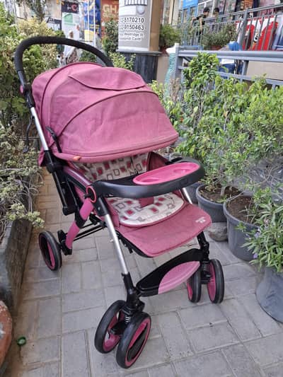 2 in 1 Stroller Trolley Almunium Body