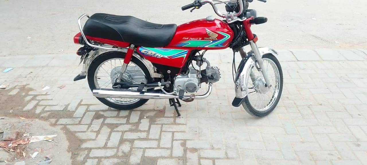 Honda CD 70cc Model 2018 Documents Complete 2