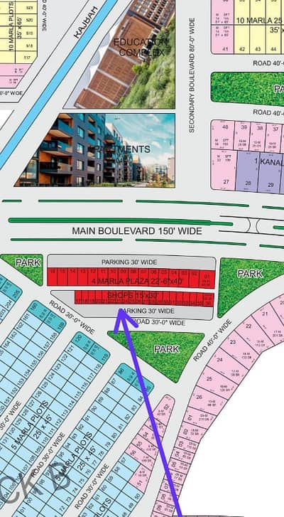 2 Marla Commercial plot available for sale in A Civic Block