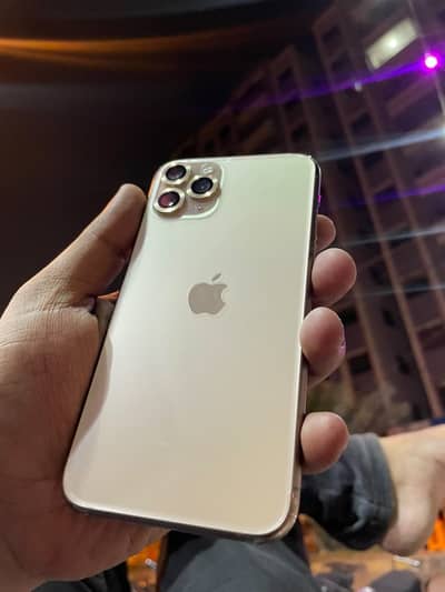 iPhone 11 Pro Gold PTA Approved 75% Battery Health faceid perfect