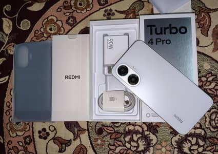 Redmi turbo 4 pro official approved complete box