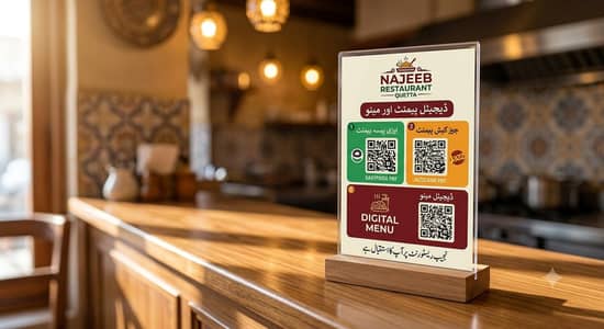 Professional QR Code Digital Menu Card Design Service