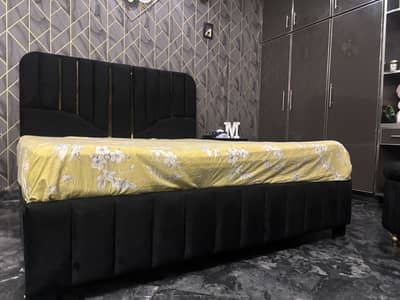 Bed and side tables