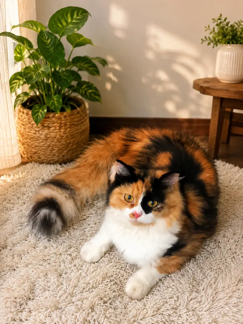 Female persian cat / Age 9 months — photo 2