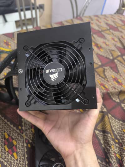 Corsair CX650M 80+ with box and complete harness